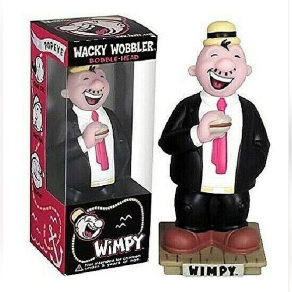 Collectible Wacky Wobbler Bobblehead by Funko WIMPY - Picture 11 of 14